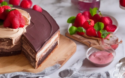 three layer pig lickin cake