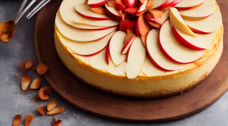 tortilla apple cheesecake