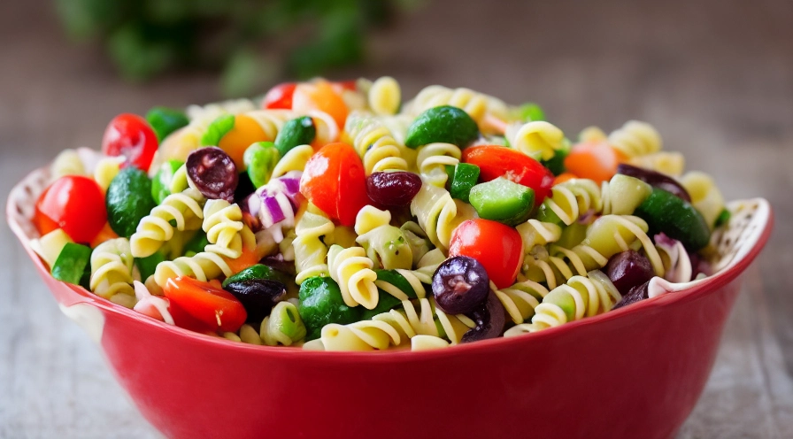 tri color pasta salad
