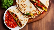 tropical quesadillas