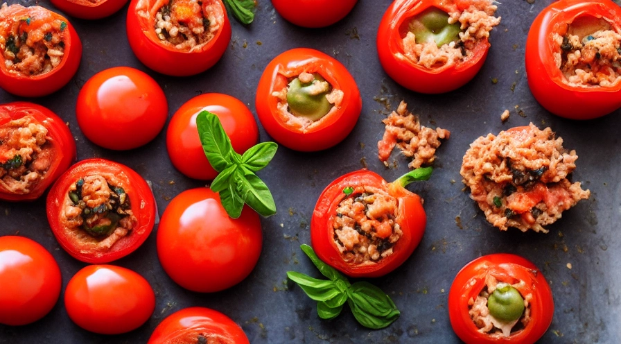 tuna stuffed tomatoes