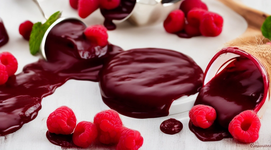 ultimate raspberry chocolate sauce
