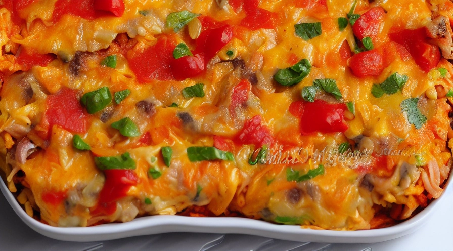 vegetable burrito casserole
