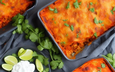vegetarian enchilada casserole