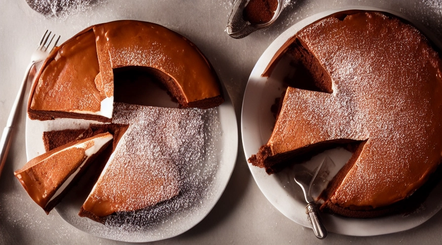 warm fudge filled cheesecake