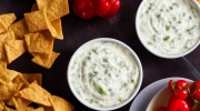 white cheese dip