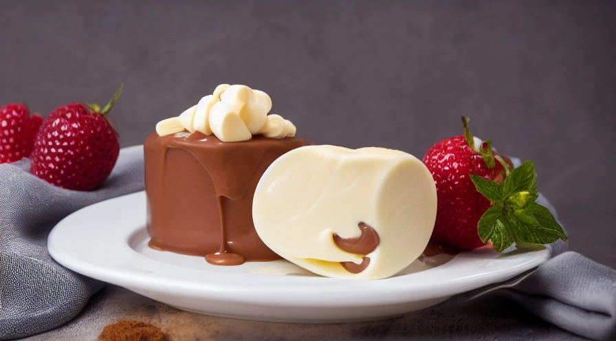 white chocolate sauce