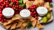 white salsa dip