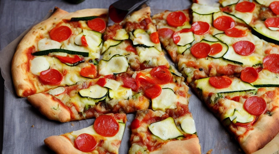 zucchini pizza
